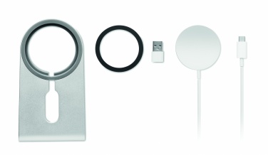 Logo trade promotional items image of: Portable magnetic charger 15W